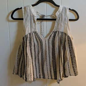 Free People Open Back Sleeveless Top